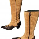 Donald Pliner Western Couture Gator Leather Boot Shoe New Suede Peace $595 NIB Donald Pliner Western Couture Gator Leather Boot Shoe New Suede Peace $595 NIB