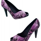 Donald Pliner Couture Python Leather Shoe Pump New Peep-Toe Platform $400 NIB Donald Pliner Couture Python Leather Shoe Pump New Peep-Toe Platform $400 NIB