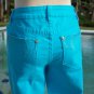 Cache Rhinestone Stud Embellished Jean Pant New Size 0/2/4 Stretch Crop NWT $98