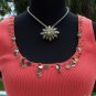 Cache Rib Knit Charm Embellished Hearts Keys Stretch Top New Size XS/S $88 NWT
