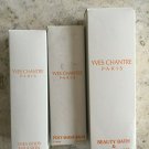 Yves Chantre Paris LOT 3 Bath Shower Gel Shea Body Emulsion Shave Balm NIB