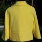 Cache Contour Jackie O Swing Lined Jacket Top Yellow New Size S/M $178 NWT