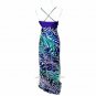 Cache Silk Event Dress New Lined Built In Bra Animal Wave Print Club $238 NWT