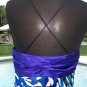 Cache Silk Event Dress New Lined Built In Bra Animal Wave Print Club $238 NWT