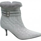 Donald Pliner Couture Quilted Leather Mink Cuff Boot Shoe New Side Zip NIB $450 Donald Pliner Couture Quilted Leather Mink Cuff Boot Shoe New Side Zip NIB $450