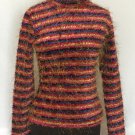 Cache Multi Color Eyelash Fringe Flirty Sweater Top New Sz S/M Stretch $128 NWT Cache Multi Color Eyelash Fringe Flirty Sweater Top New Sz S/M Stretch $128 NWT