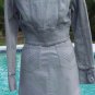 Cache Blue Gray Denim Wrap Ruched Skirt New Size 0/2/4/6/8/10/12 Stretch $98 NWT