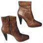 Donald Pliner Couture Leather Boot Shoe New 3/4" Platform Peace Zip Vacheta $535