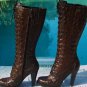 Cache Flat Front Stretch Sueded Textured Reptile Pant New Sz 2/4/6 XS/S $138
