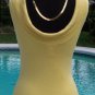 Cache Yellow Self Belt Crop Capri Pant New Size 2/4/6 S Stretch Cotton $88 NWT