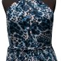 Cache Metal Chain Strap Ruched Chiffon Dress Lined Self Belt 2/4/6/8/10 $238 NWT