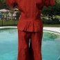 Cache 100% Raw Silk Lined Top Jacket New Sz 0/2/4/6/8/10/12 Rust Color $148 NWT