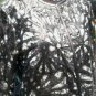 Cache Laser Cut Leather Swing Jacket Top New S/M/L Peek A Boo Black White $398