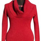 Cache Cranbery Metallic Oversize Collar Top New Super Soft Stretch S/M/L $98 NWT Cache Cranbery Metallic Oversize Collar Top New Super Soft Stretch S/M/L $98 NWT