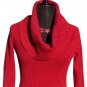 Cache Cranbery Metallic Oversize Collar Top New Super Soft Stretch S/M/L $98 NWT