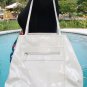 Cache Reversible Patent Leather Canvas Tropical Purse $$$ New Tote Shopper NWT