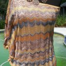 Cache Stretch Top 1 Shoulder XS/S/M/L Chevron Print Lined Dolman New $108 NWT Cache Stretch Top 1 Shoulder XS/S/M/L Chevron Print Lined Dolman New $108 NWT