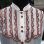 Cache Ivory Silk Gold Lurex Sparkle Hand Crochet Bead Top NWT Size XS/S/M/L $118