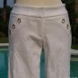 Cache Textured Crop Capri Grommet Pocket Pant New Sz 0/2/4/10/12 XS/S/L NWT $98