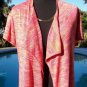 Cache Metallic Cardigan Shrug Wrap Top New Size S/M/L Stretch Cover Up $98 NWT
