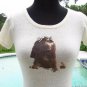 Cache Rhinestone Cashmere Blend Puppy Dog Top New Stretch Size XS/S/M/L $88 NWT