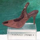 Donald Pliner Couture Perforated Suede Leather Pump Shoe New Peep Toe $265 NIB Donald Pliner Couture Perforated Suede Leather Pump Shoe New Peep Toe $265 NIB