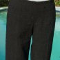 Cache Texture Pant Black Sz 0/2/4/6 XS/S/M Stretch Side Zip Flat Front $118 NWT