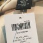Chico's Black Label Perforated Natural Tan Open Blazer Jacket Ladies Size 0
