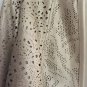 Chico's Black Label Perforated Natural Tan Open Blazer Jacket Ladies Size 0