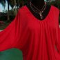 Cache Banded Bottom Lined Stretch Top New XS/S Persimmon Color Key Hole $98 NWT