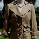 Cache Sand Washed Linen Silk Jacket Top New XS/S/M Lined Single Breast $178 NWT Cache Sand Washed Linen Silk Jacket Top New XS/S/M Lined Single Breast $178 NWT