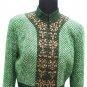 Cache Plaid Embellished Top Jacket New XS/S/M/L Velvet Self-Belt Lined $238 NWT