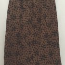 Vintage Dana Buchman Animal Silk Skirt Lined Size 4 Small New Elastic Waist Vintage Dana Buchman Animal Silk Skirt Lined Size 4 Small New Elastic Waist