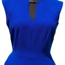 Cache Day Event Dress Lined Stretch Key Hole Front Metal Bar Back Zip $168 NWT Cache Day Event Dress Lined Stretch Key Hole Front Metal Bar Back Zip $168 NWT
