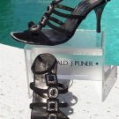 Donald Pliner Couture Suede Leather Shoe New Embellished T Strap Sandal 11 $295 Donald Pliner Couture Suede Leather Shoe New Embellished T Strap Sandal 11 $295