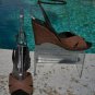 Donald Pliner Couture Leather Platform Shoe New Wedge Ankle Wrap 8 8.5 11 $235