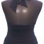 Cache Contour Stretch Grommet Halter Top New Sz XS/S/M Flattering Fit $118 NWT