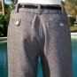 Cache Crop Wool Blend Pant Removable Belt New Sz 0/2/4/6/8/10/12 Tweed $118 NWT