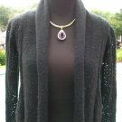 Cache Knit Cardigan Shrug Wrap Top New XS/S/M Stretch Knit Peek A Boo $118 NWT Cache Knit Cardigan Shrug Wrap Top New XS/S/M Stretch Knit Peek A Boo $118 NWT