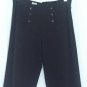 Cache Bi Stretch Nautical LACE UP Pant Sz 2/4 XS/S navy Blue FAMOUS no pockets