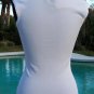 Cache Stretch Key Hole Cut Out Ruched Bust Top New Size S Body Hugging NWT $88