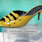 Donald Pliner Couture Gator Leather Shoe New 5.5 Sandal 3 Strap Buckles $295 NIB Donald Pliner Couture Gator Leather Shoe New 5.5 Sandal 3 Strap Buckles $295 NIB