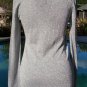 Cache Up Zip All The Way Front Silver Metallic Top New XS/S Stretch $128 NWT
