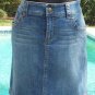 Cache Denim Stud Embroidery Embellished Skirt New Sz 6/8/10 S/M Stretch $98 NWT