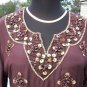 Cache Silk Elaborate Embellished Peasant Boho Chic S/M/L Tunic Top New $168 NWT