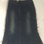 Cache Denim Tulip Rhinestone Embellish Skirt New Stretch Size 2/4 XS/S $158 NWT