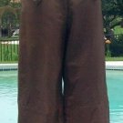 Cache Lined Butter Soft Lamb Leather Crop Pant New Size 4/6/8 S/M $238 NWT Brown Cache Lined Butter Soft Lamb Leather Crop Pant New Size 4/6/8 S/M $238 NWT Brown