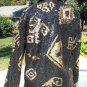 CHICO'S Chicos 0 Sequin Encrusted Lined Jacket Top XS/S Black and Gold $198 NWT