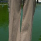 Cache Flat Front Zipper Stretch Pant NEW Size S Beige Tan Adjustable Belt $128 Cache Flat Front Zipper Stretch Pant NEW Size S Beige Tan Adjustable Belt $128