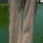 Cache Flat Front Zipper Stretch Pant NEW Size S Beige Tan Adjustable Belt $128